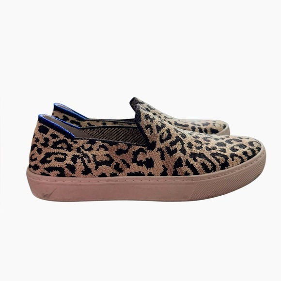 Rothy’s Slip On Cheetah Sneaker Size 5.5 - Picture 4 of 9